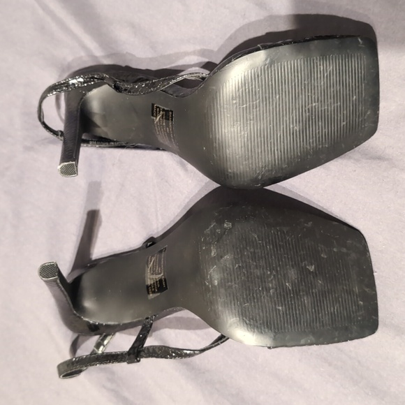 Steve Madden Winnie Harlow X Bashment Toe-Thong Sandals Square Toe Sling Back - Picture 3 of 4